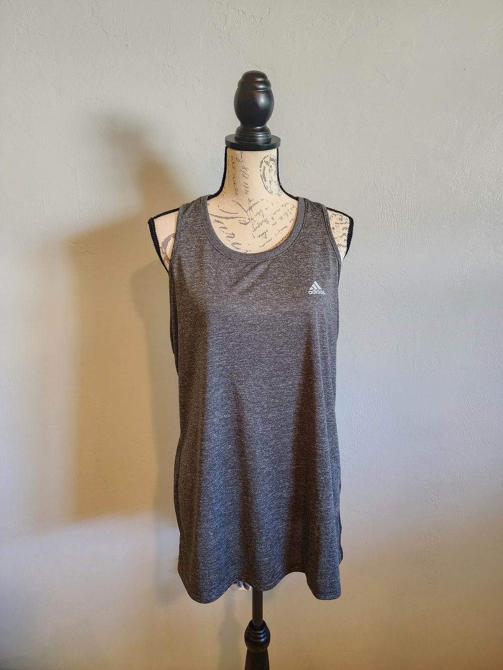 adidas Women's Gray Performance Tank Top